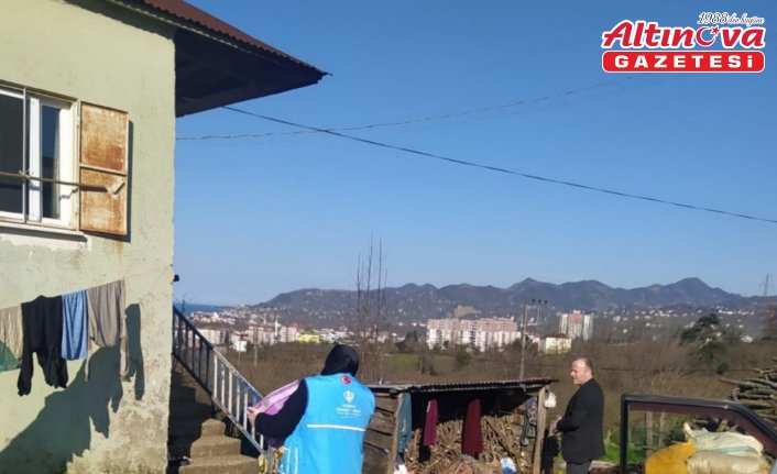 Espiye'de ihtiyaç sahibi ailelere yardım yapıldı