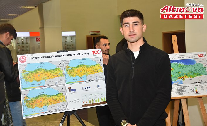 Gümüşhane'de üniversite öğrencilerince hazırlanan haritalar sergilendi