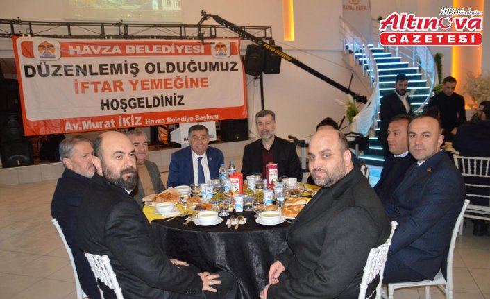 Havza Belediyesi birlik ve beraberlik iftarı düzenledi