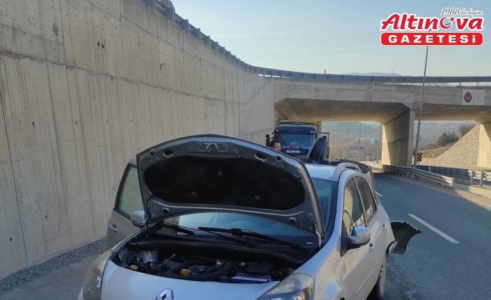 Karabük'te tırla çarpışan otomobilin sürücüsü yaralandı