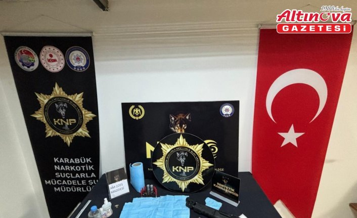 Karabük'te uyuşturucu operasyonunda 1 zanlı tutuklandı