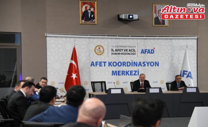 Kastamonu'da İl Güvenlik ve Asayiş Koordinasyon Kurulu toplantısı yapıldı