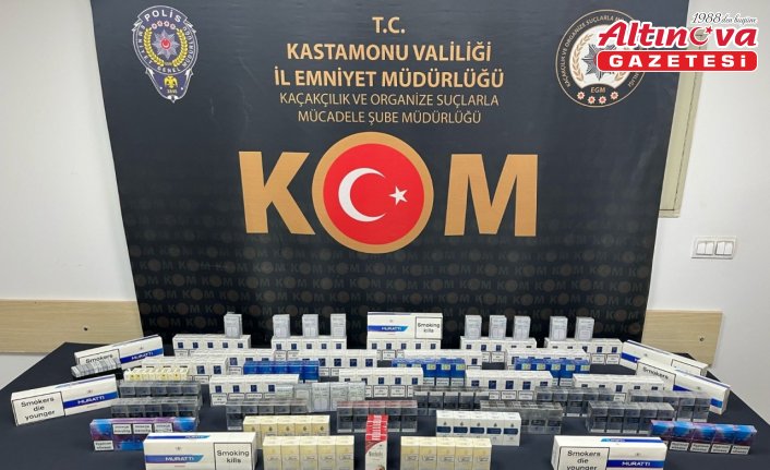 Kastamonu'da uyuşturucu ve kaçakçılık operasyonlarında 3 zanlı yakalandı