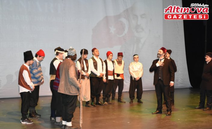 Mehmet Akif Ersoy İstiklal Marşı'nın kabulünün 104. yılında Samsun'da anıldı