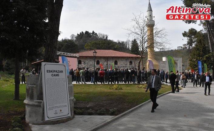 Ordu'da restore edilen 600 yıllık cami ibadete açıldı