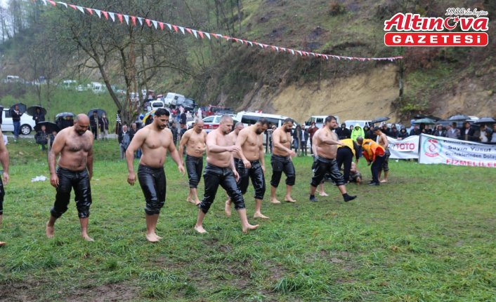Ordu'da, Fizme Dereköy Bayram Şenliği'nin başpehlivanı Nedim Gürel oldu