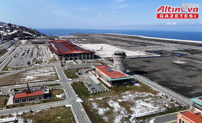 Rize-Artvin Havalimanı'nı yaklaşık 3 yılda 2,8 milyon yolcu kullandı