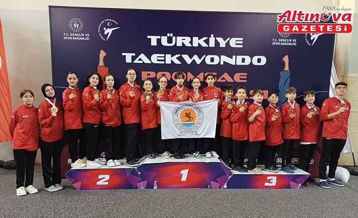 Samsun Büyükşehir Belediyespor, Türkiye Şampiyonası'ndan 20 madalyayla döndü