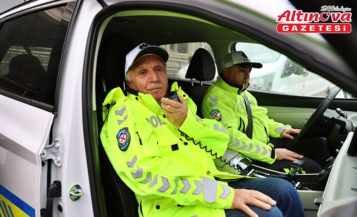 Samsun'da huzurevi sakininin trafik polisi olma hayali gerçekleştirildi