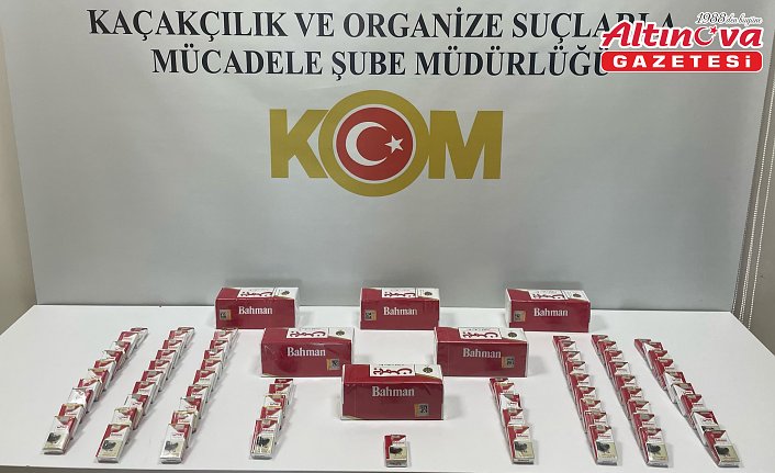 Samsun'da kaçak sigara operasyonunda 1 şüpheli yakalandı
