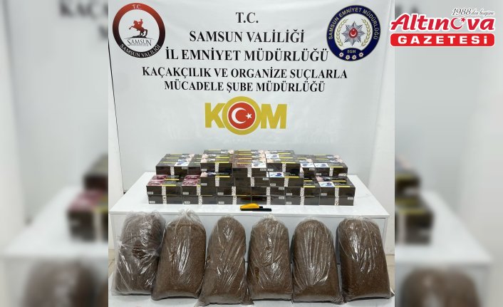 Samsun'da 18 bin 800 makaron ele geçirildi