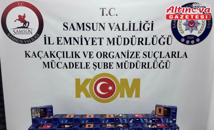 Samsun'da 20 bin makaron ele geçirildi