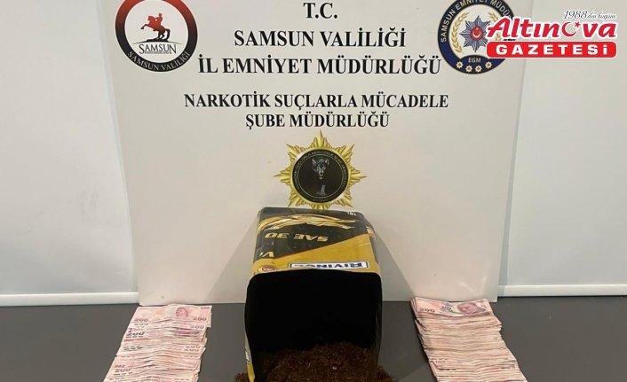 Samsun'da ikametinde 650 gram sentetik uyuşturucu bulunduran zanlı yakalandı