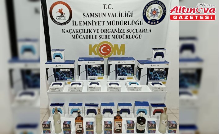 Samsun'da kaçakçılık yaptığı iddia edilen şüpheli yakalandı