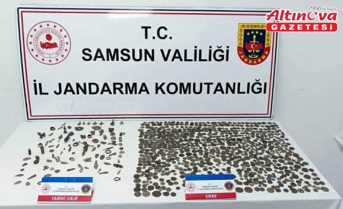 Samsun'da tarihi eser kaçakçılığı operasyonunda 1 kişi yakalandı