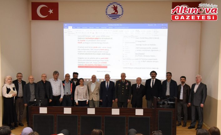 Samsun'da “Tarihi Süreç ve Edebi İçeriği ile İstiklal Marşımız“ konulu panel düzenlendi