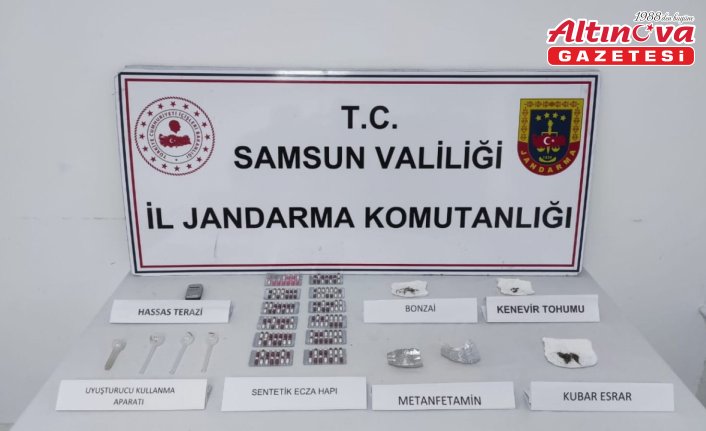 Samsun'da uyuşturucu operasyonlarında 2 zanlı yakalandı