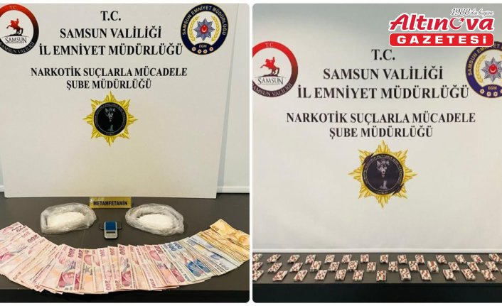 Samsun'da uyuşturucu operasyonunda 4 şüpheli yakalandı