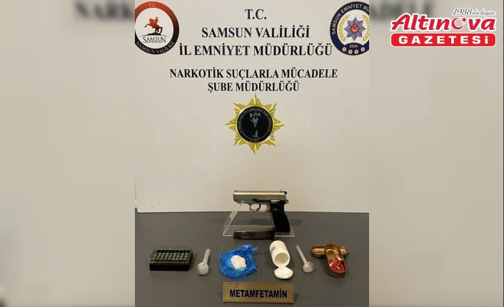 Samsun'da uyuşturucu operasyonunda 4 zanlı yakalandı