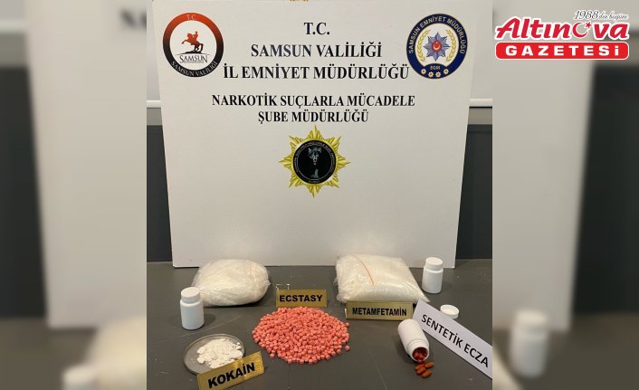 Samsun'da uyuşturucu operasyonunda 6 kişi gözaltına alındı