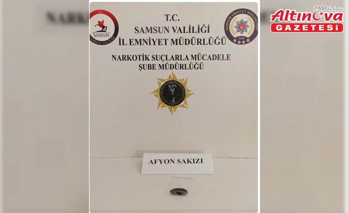 Samsun'da uyuşturucuyla yakalanan 2 kişi gözaltına alındı