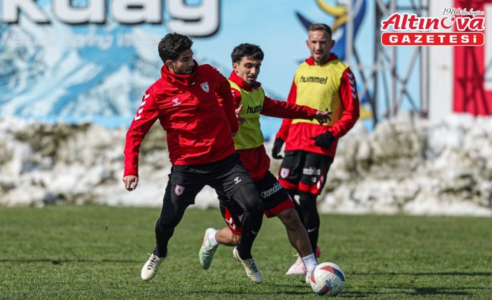 Samsunspor, Göztepe maçının hazırlıklarını sürdürdü