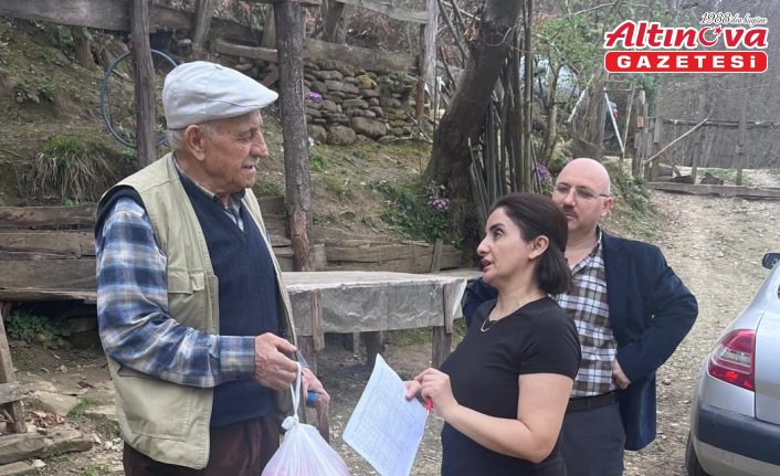 Sinop'ta kaçak avlanan kalkan balıkları kırsal kesimlerde yaşayan vatandaşlara dağıtıldı