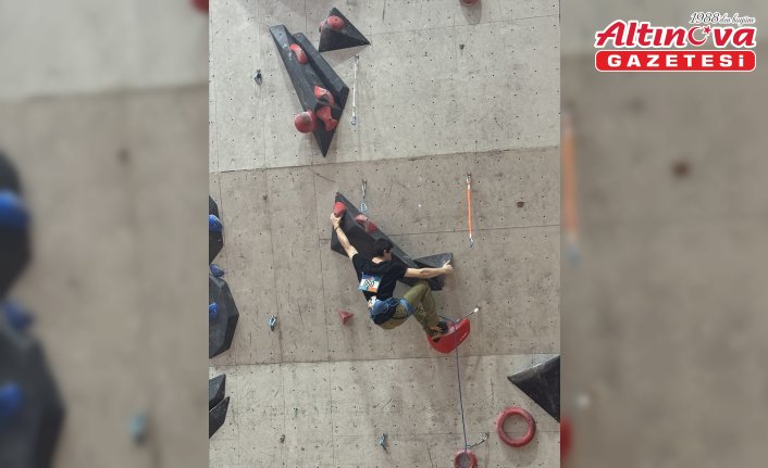 Spor Tırmanış Gençler Türkiye Şampiyonası Samsun'da başladı