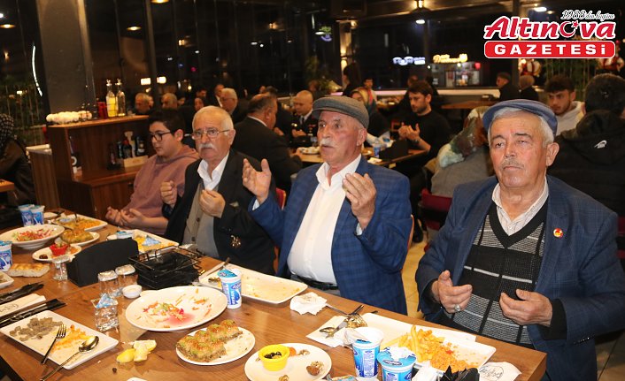 Taşova'da gazi ve şehit aileleri için iftar programı düzenlendi
