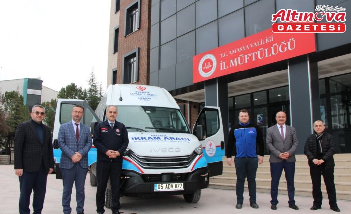 TDV Amasya şubesinin mobil ikram aracı hizmete başladı