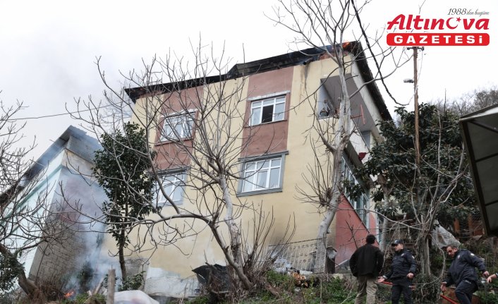 Trabzon'da baca yangını söndürüldü