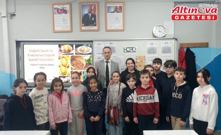 Trabzon'da öğrencilere coğrafi işaret eğitimi verildi