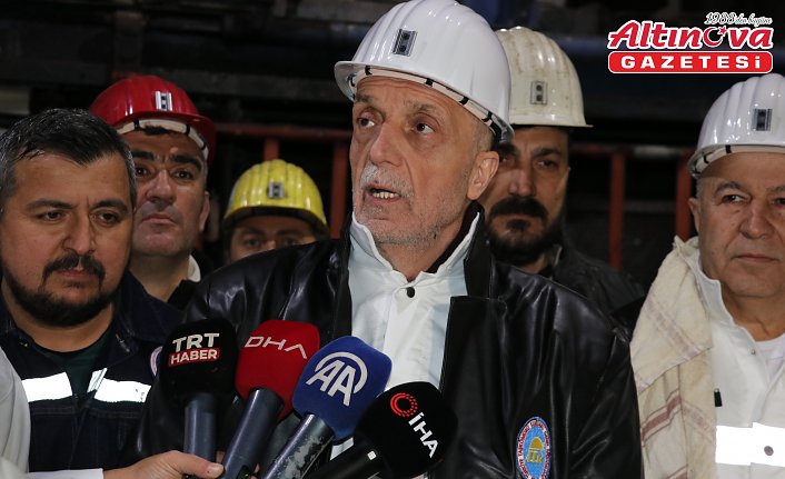 TÜRK-İŞ Genel Başkanı Ergün Atalay, Zonguldak'ta madencilerle iftar yaptı