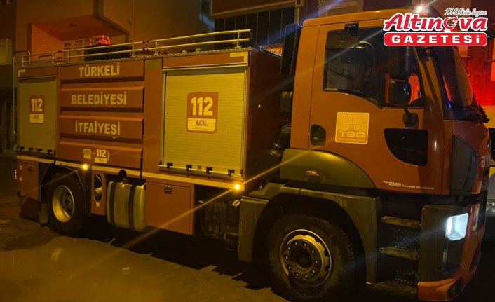 Türkeli'de çıkan baca yangını söndürüldü