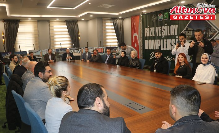 Yeşilay Genel Başkanı Dinç, Rize'de Yeşilay Kompleksi Projesi tanıtımında konuştu: