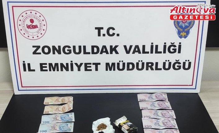 Zonguldak'ta uyuşturucu operasyonunda 3 zanlı tutuklandı
