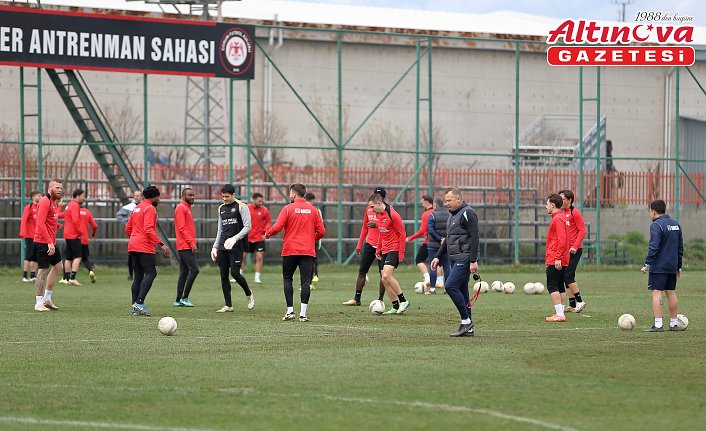 Ahlatcı Çorum FK, Esenler Erokspor maçının hazırlıklarını sürdürdü