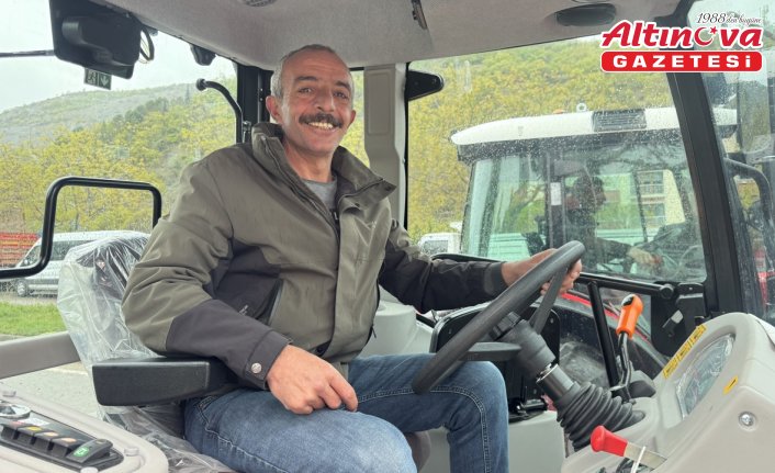 Artvin’de ORKÖY projesi kapsamında vatandaşlara traktör desteği