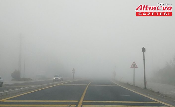 Bolu Dağı'nda sis etkili oluyor