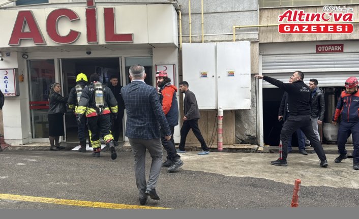 Bolu'da özel hastanedeki güç kaynağı patlaması hasara yol açtı