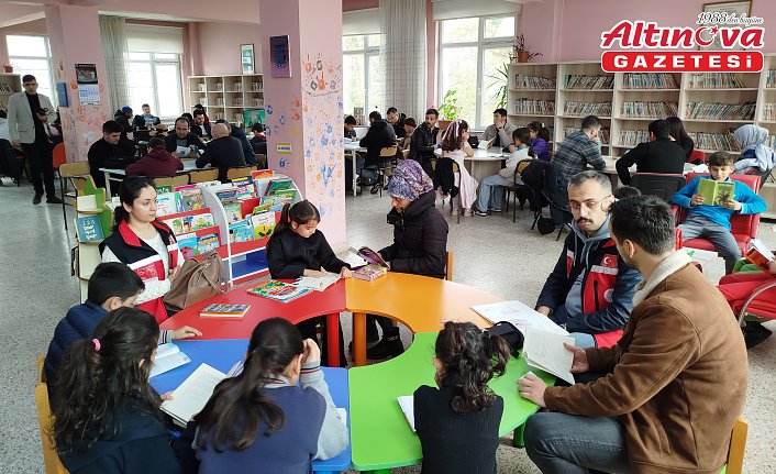 Boyabat'ta kitap okuma etkinliği düzenlendi