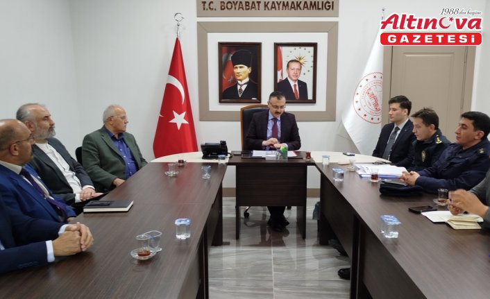 Boyabat'ta “Bir Kural Bir Ömür“ konulu toplantı gerçekleştirildi