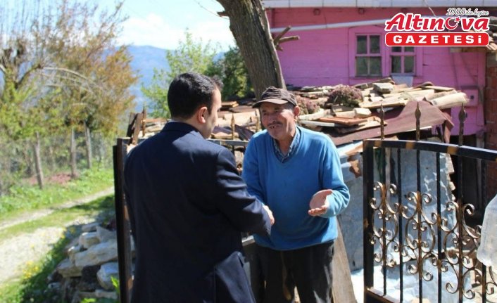 Dikmen Kaymakamı Doğancı, aile ziyaretleri gerçekleştirdi