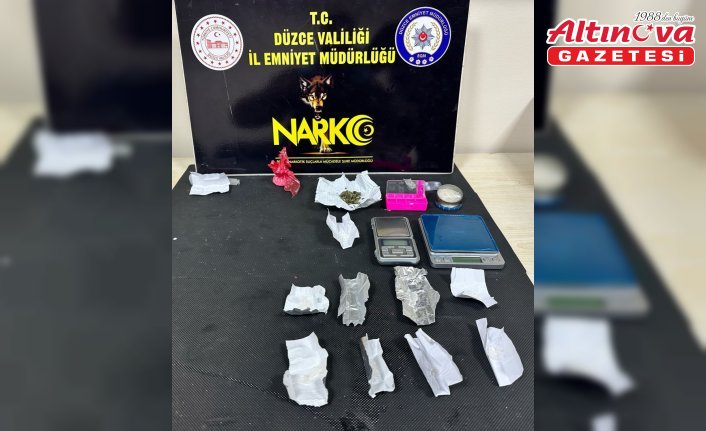 Düzce'de uyuşturucu operasyonunda 3 şüpheli tutuklandı