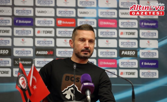 Geosis Boluspor-Sakaryaspor maçının ardından