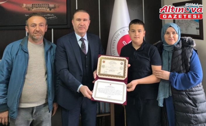 Gerze'de hafızlık belge töreni düzenlendi