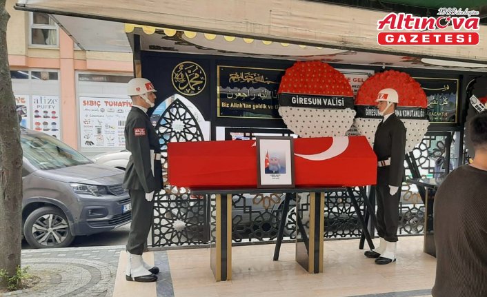 Giresun'da vefat eden Kıbrıs gazisi toprağa verildi