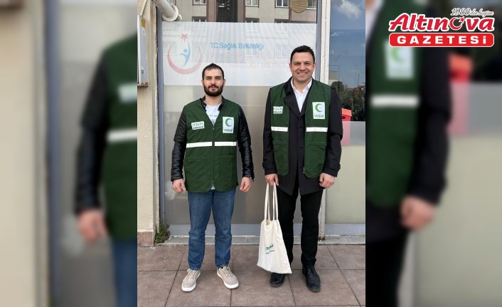 Giresun'da Yeşilay'dan sağlık çalışanlarına ziyaret
