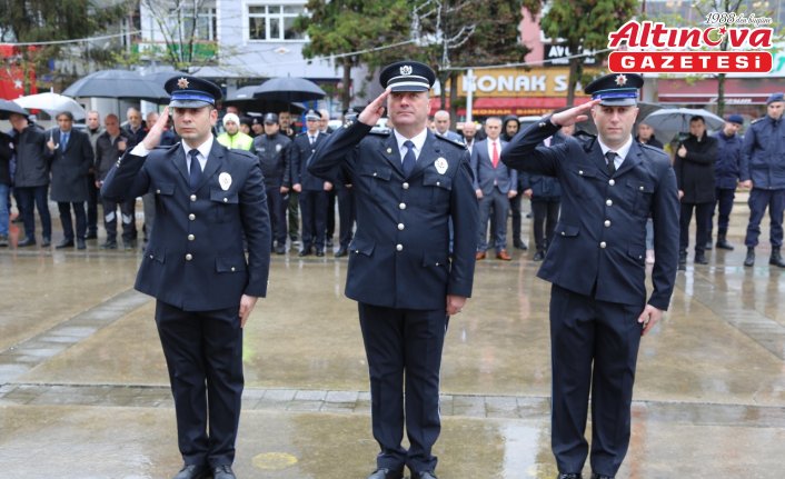 Giresun'un ilçelerinde Türk Polis Teşkilatı'nın 180. kuruluş yıl dönümü kutlandı