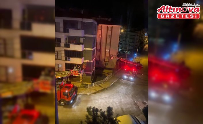 Karabük'te apartmanda çıkan yangında ikisi çocuk 5 kişi dumandan etkilendi
